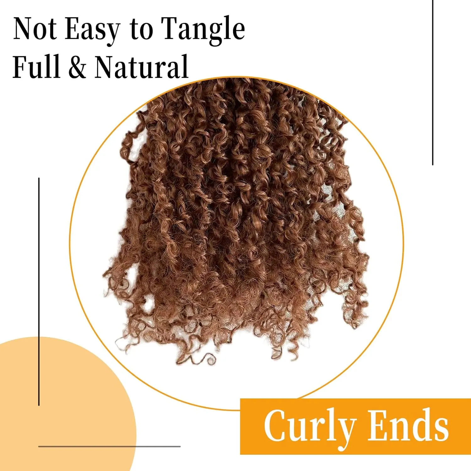12 Inch Pre-Looped Yanky Twist Crochet Hair, 30 Strands/Pc, Mini Passion Twists, Senegalese Braiding Hair (OT30, 8 Pcs/Pack)