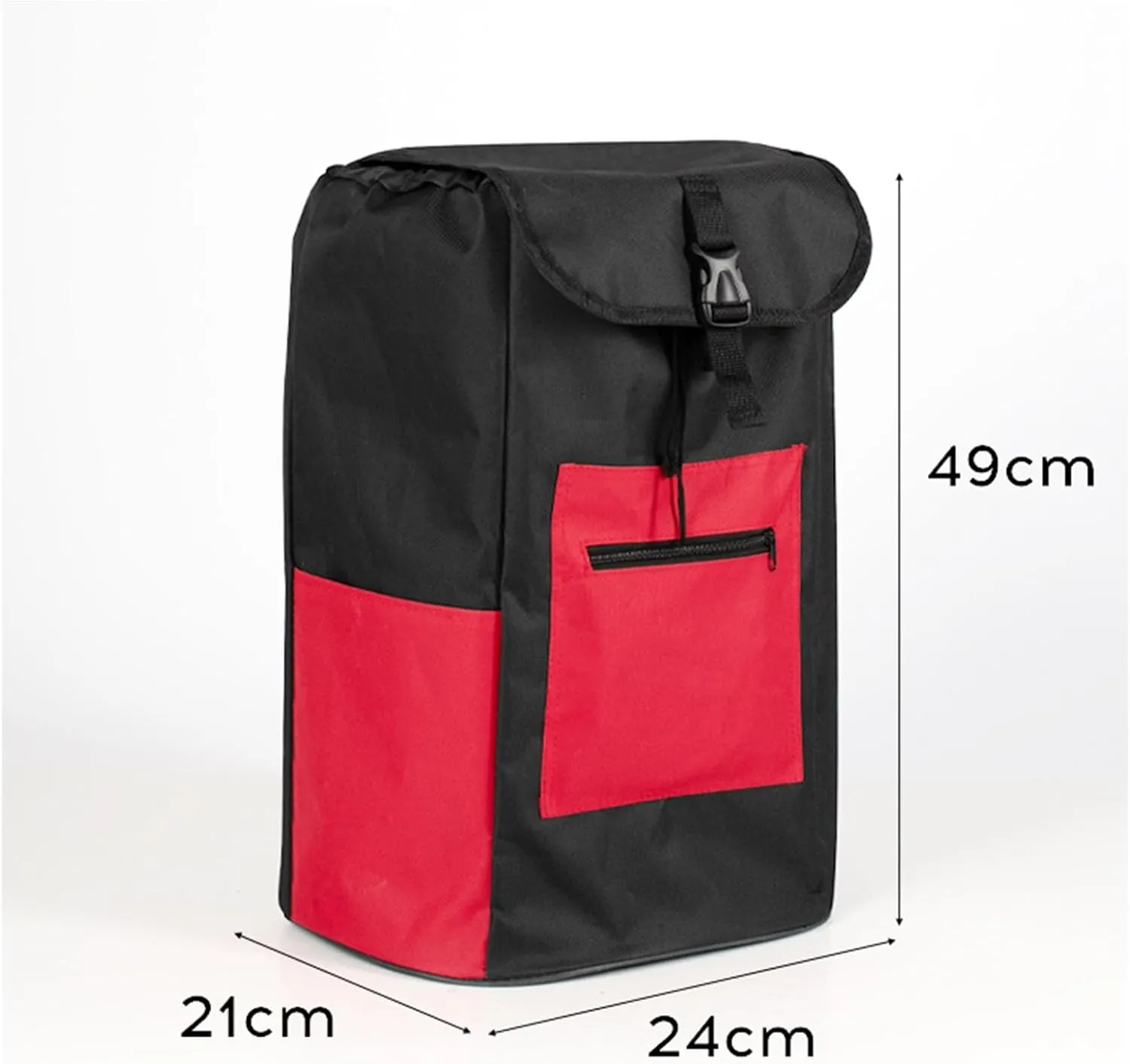 1/2PCS Trolley Bags for Shopping Cart - 25L Foldable Shopping Cart Replacement Bag, Portable Waterproof Oxford Cloth Shopping Cart Bag, Shopping Trolley Replacement Bag with Side Pocket(2PCS)