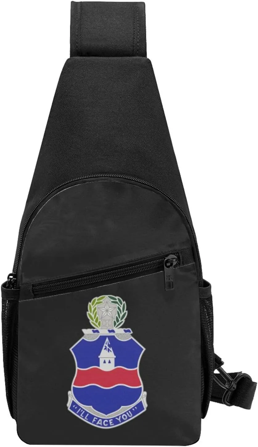 142nd Infantry Regiment Adjustable Fanny Pack Waist Bag For Travel Sports