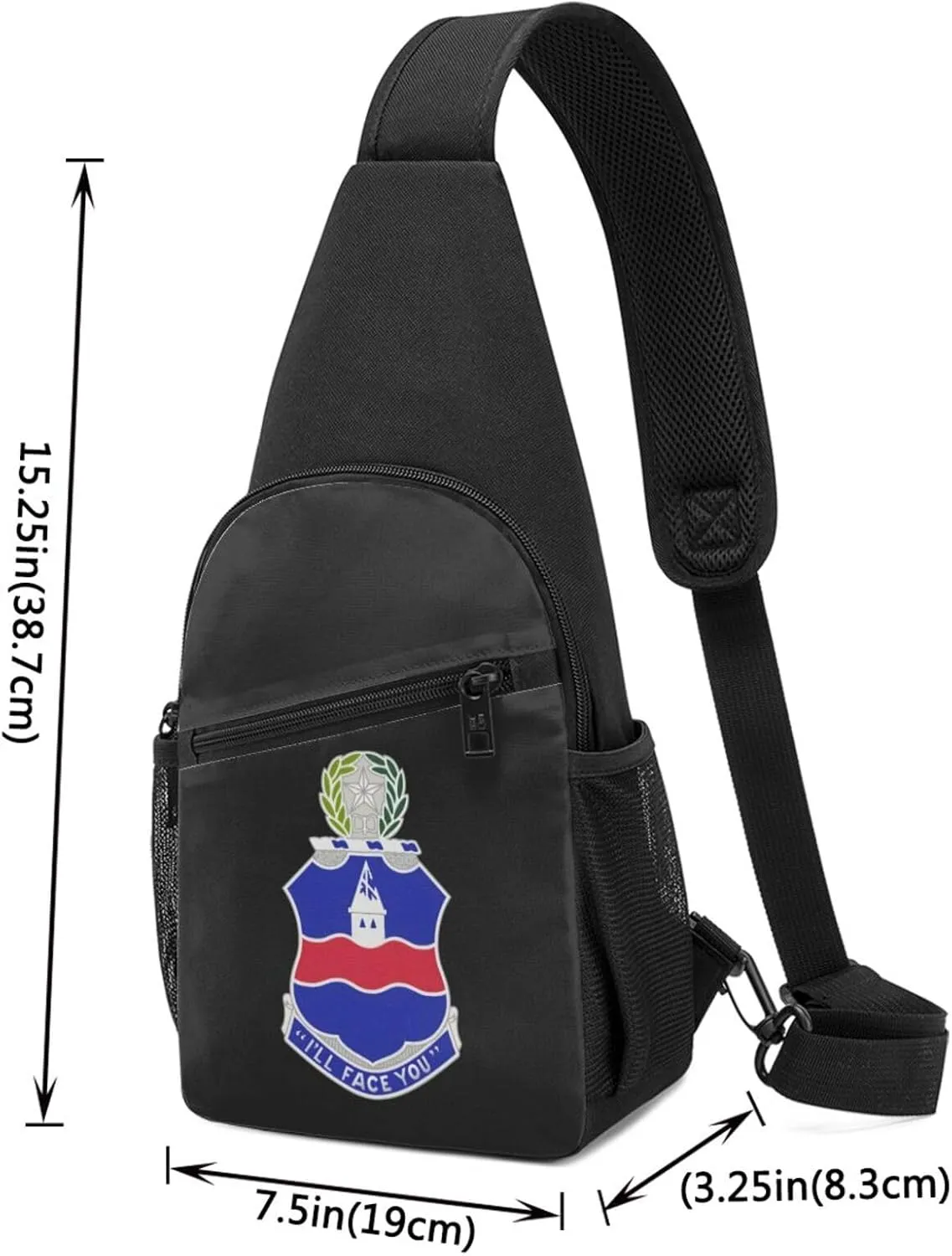 142nd Infantry Regiment Adjustable Fanny Pack Waist Bag For Travel Sports