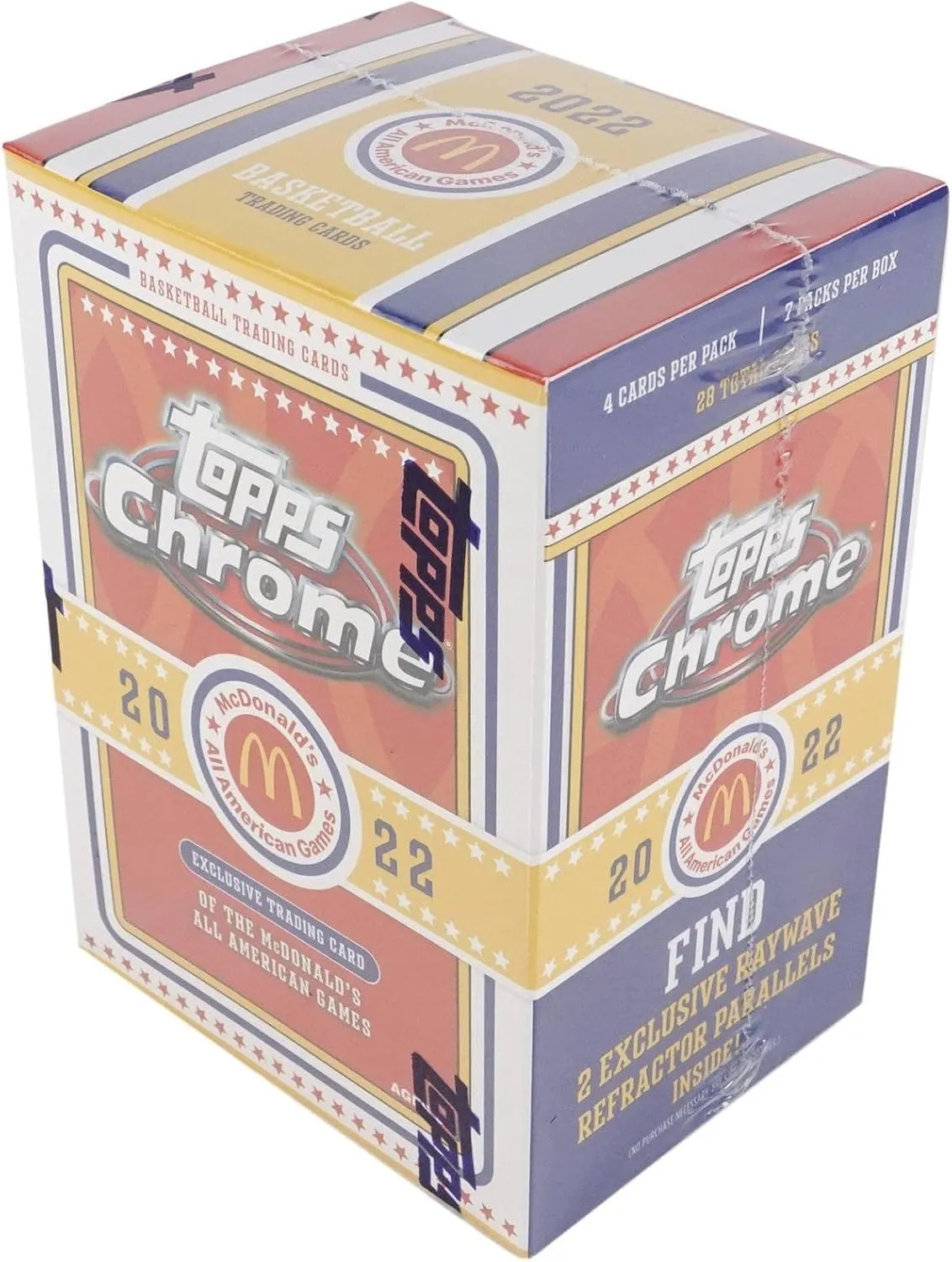 2022 McDonalds All American Chrome Basketball Value Box