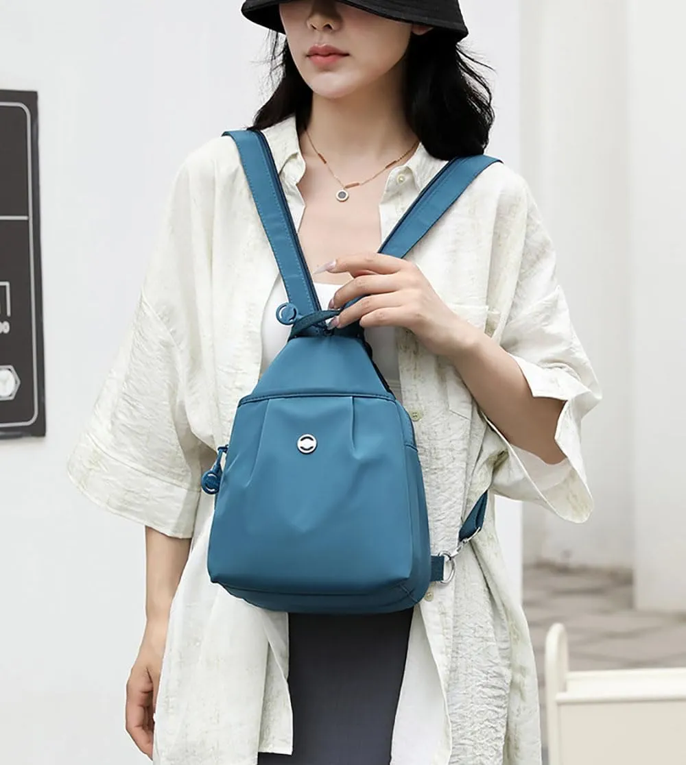 2025 Backpack Chest Bags Double Zipper Large Capacity, Roomy Anti-Theft Compartments & Sleek Lightweight Carryall (beige)