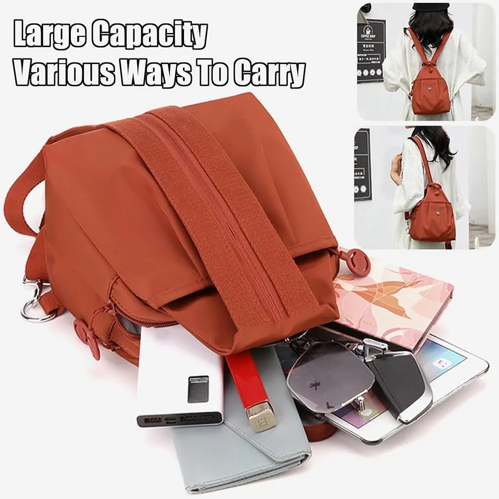 2025 Backpack Chest Bags Double Zipper Large Capacity, Roomy Anti-Theft Compartments & Sleek Lightweight Carryall (beige)