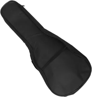 21 Folk Ukulele Bag with Outer Pocket Portable Canvas Carry Case for Acoustic Instruments Ergonomic Design for Travel and Outdoor Performances Black