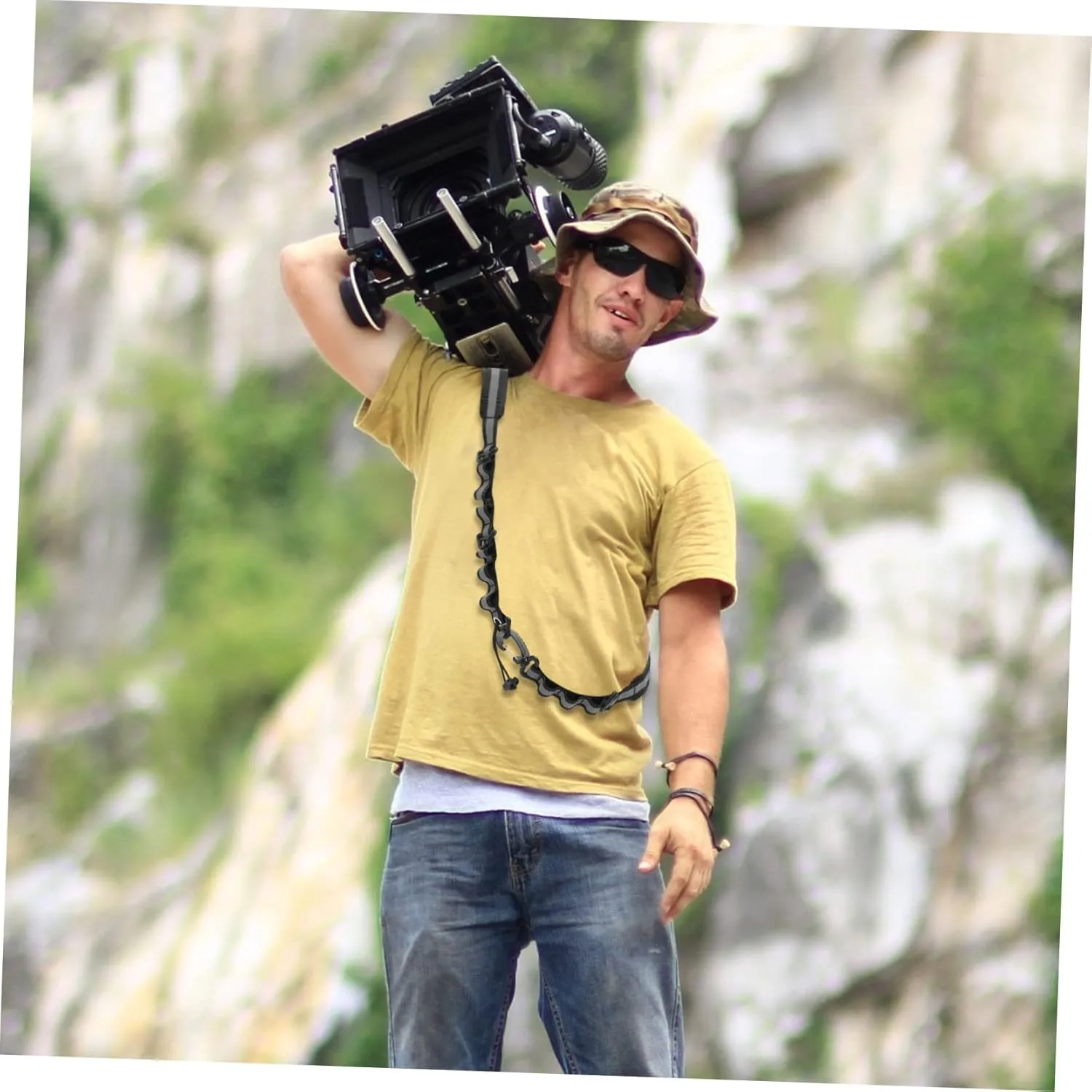 2pcs Mountaineering Strap for Men Girdle Waist Safety Messenger Bag Strap Outdoor