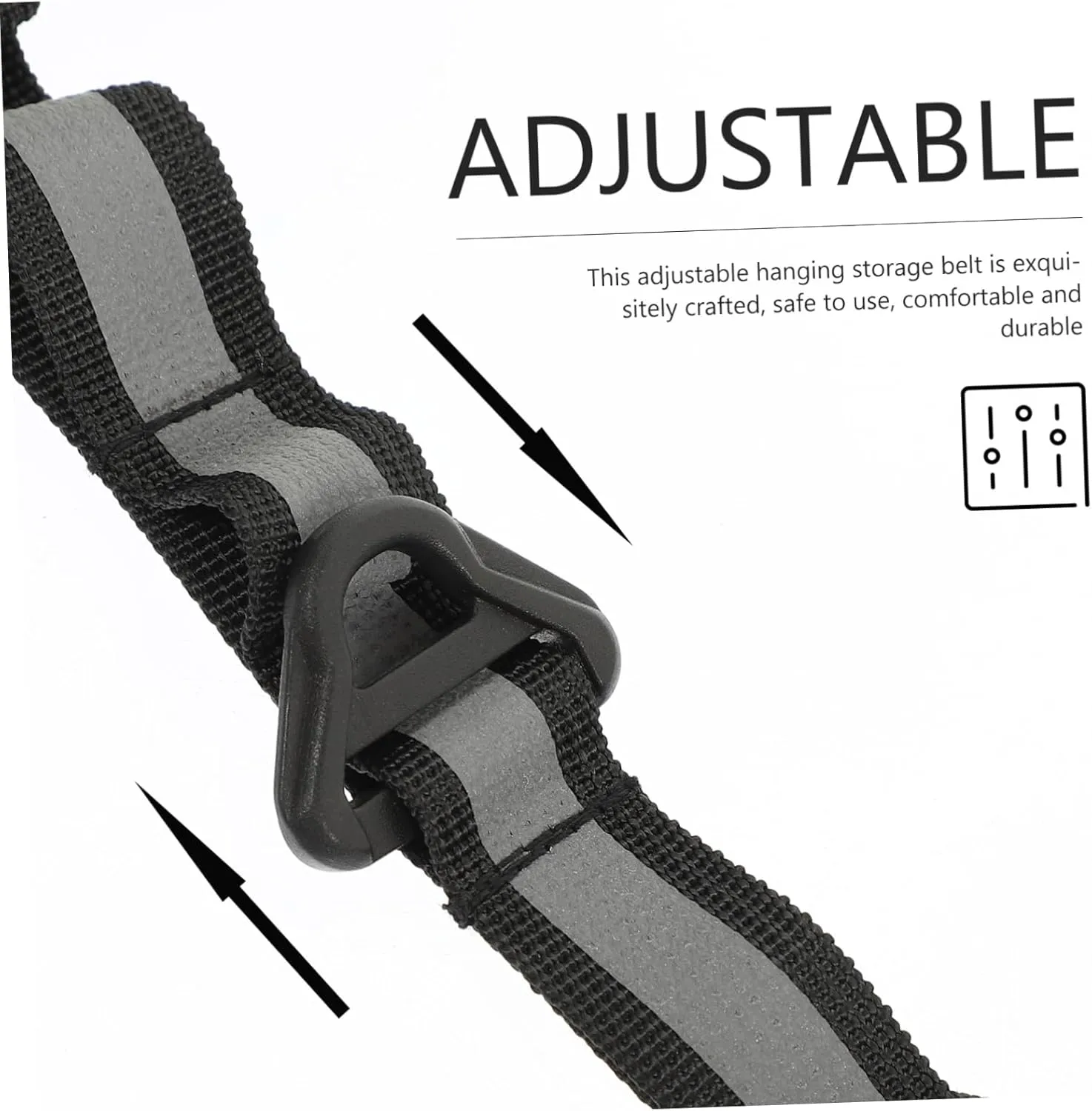 2pcs Mountaineering Strap for Men Girdle Waist Safety Messenger Bag Strap Outdoor