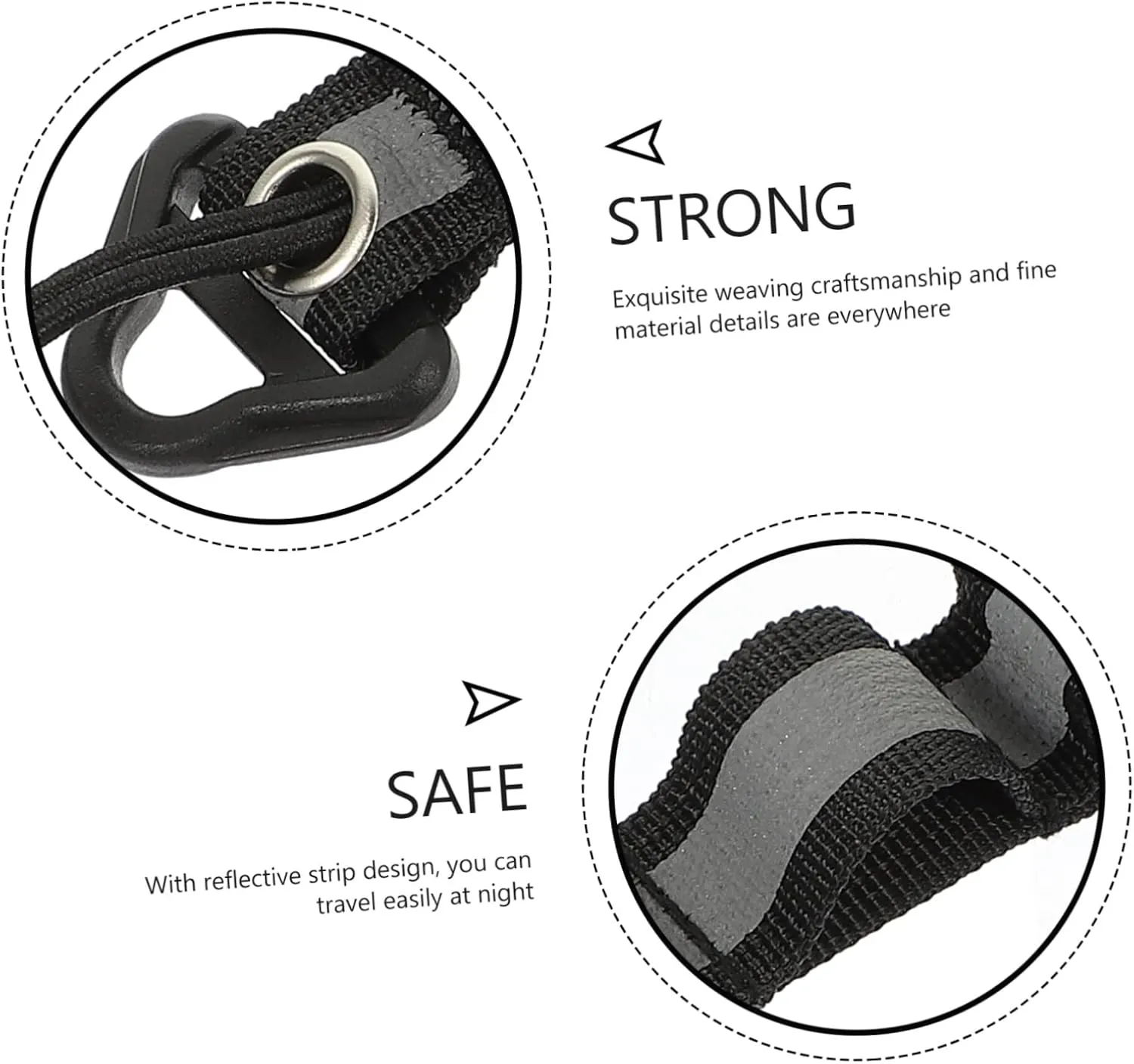 2pcs Mountaineering Strap for Men Girdle Waist Safety Messenger Bag Strap Outdoor