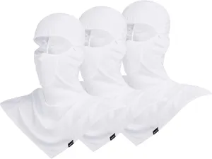 3 Pieces Balaclava - Summer Sun Protection Motorcycle Fishing Sun mask Breathable Windproof Long Face Mask for Men Women