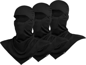 3 Pieces Balaclava - Summer Sun Protection Motorcycle Fishing Sun mask Breathable Windproof Long Face Mask for Men Women