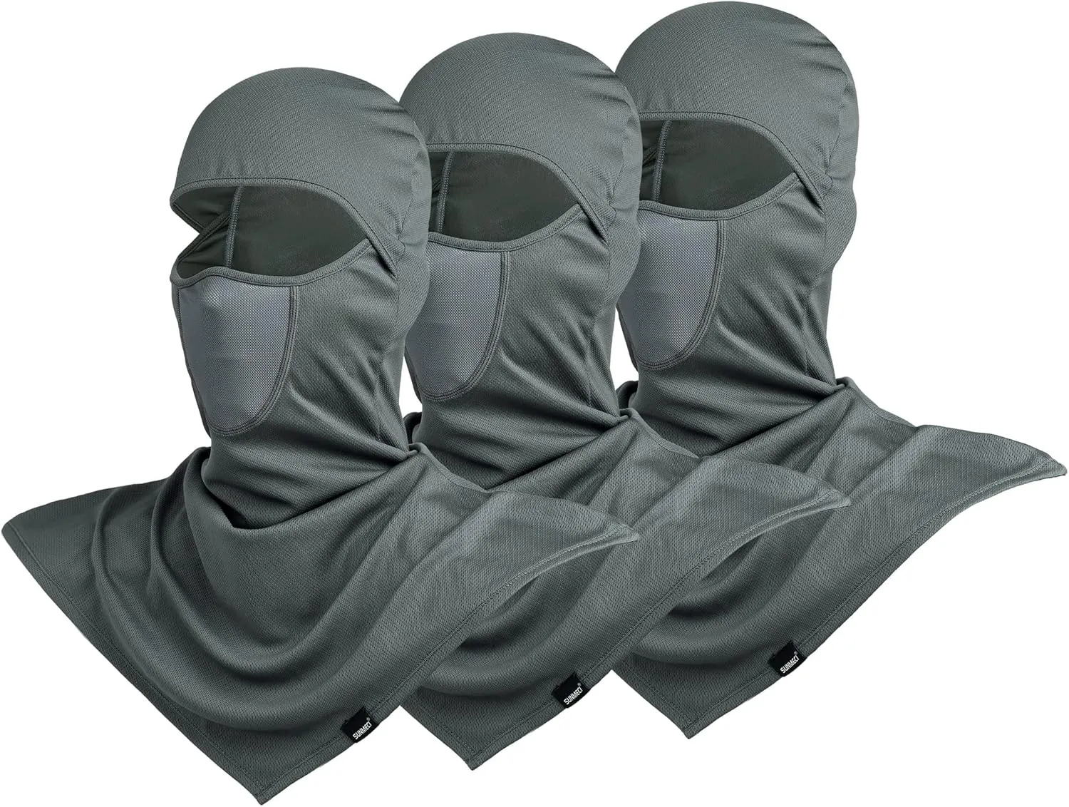 3 Pieces Balaclava - Summer Sun Protection Motorcycle Fishing Sun mask Breathable Windproof Long Face Mask for Men Women