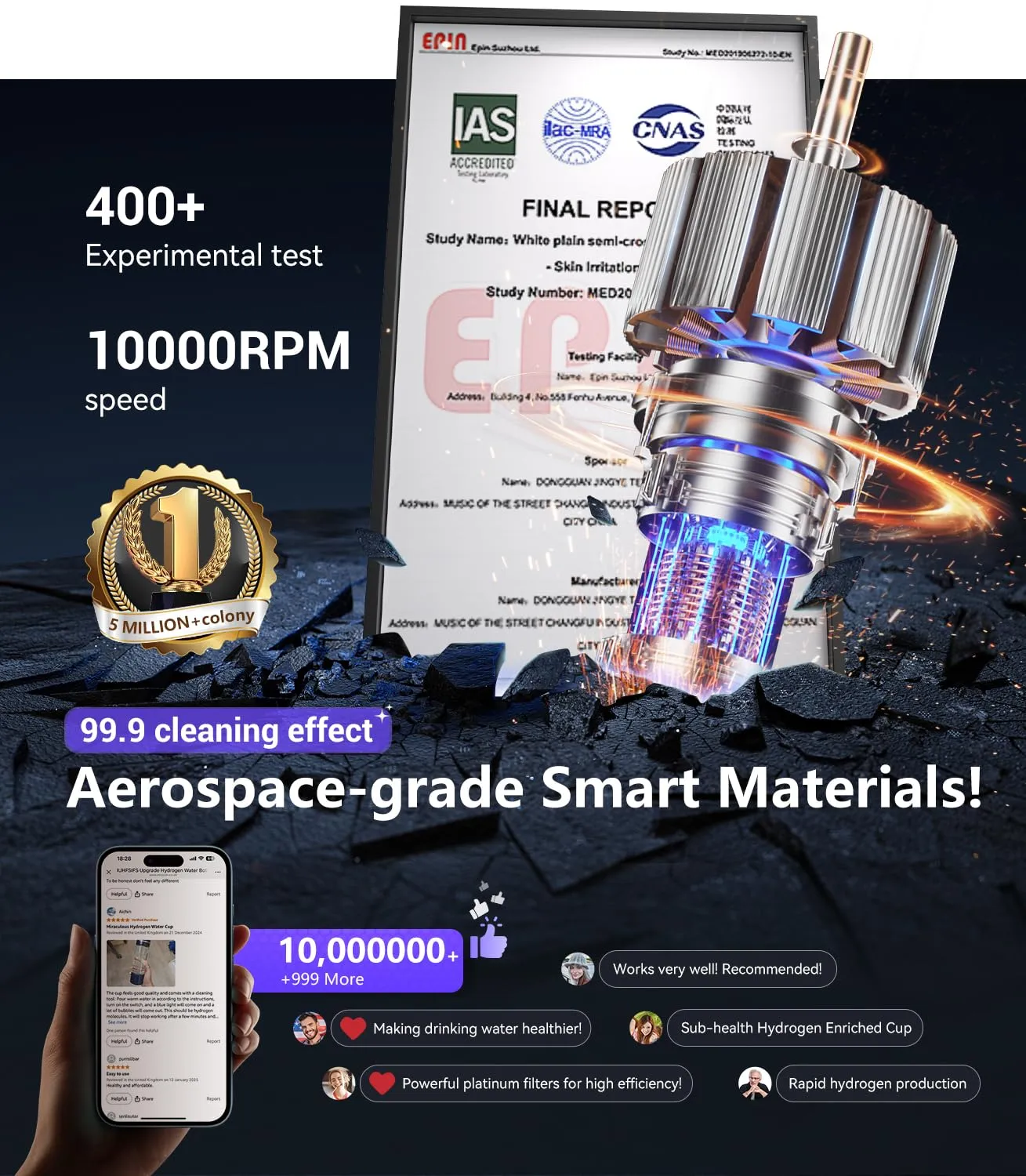3.0 Upgrade Make Up Brush Cleaner Cosmetic【Industry NO.1-12x Cleaning Power】【SGS Certified - 0 Dust】 MakeupBrushes Cleaner Suitable for all Brush，Circuit Upgrade Make Up Brush Cleaner