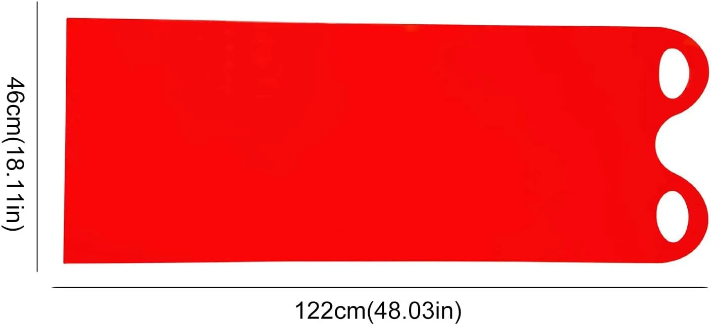 48 Inch Snow Sled for Kids,2025 Thickened Plastic Lightweight Snow Sleds with Handles,Roll Up Flexible Durable Snowboard Winter Downhill Sprinter Sledding for Snow Outdoor Sand Beach Grass
