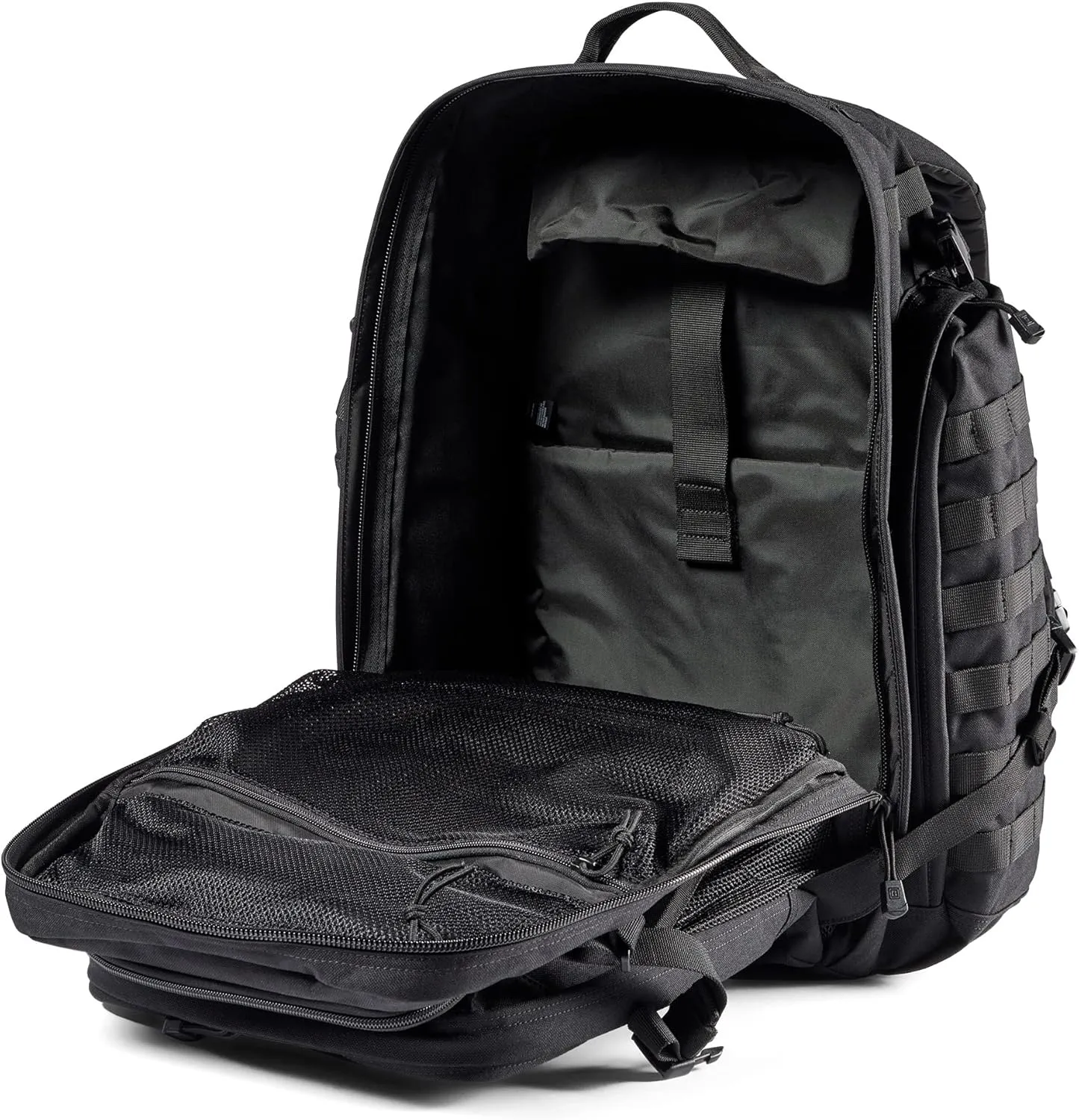 5.11 Tactical Backpack‚ Rush 72 2.0‚ Military Molle Pack, CCW with Multiple Compartments, 55 Liter, Large, Style 56565‚ Black