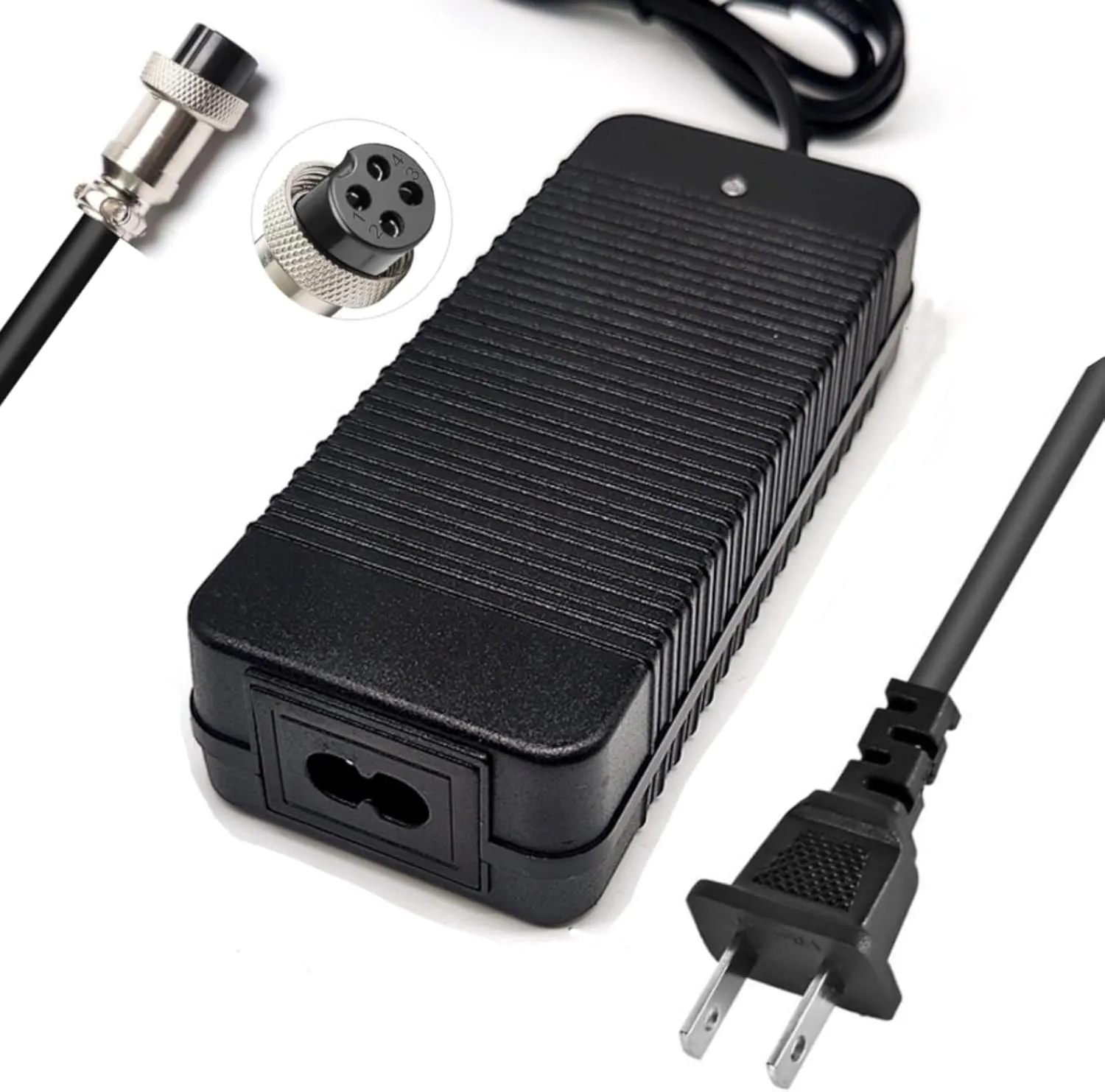 63V 4 Prong Charger for Segway Ninebot S/S-MAX, Mini Pro/MiniPro, GoKart/Go Kart/Go Kart Pro, N3M240 N3MM240 Power Supply 4 Pin Connector