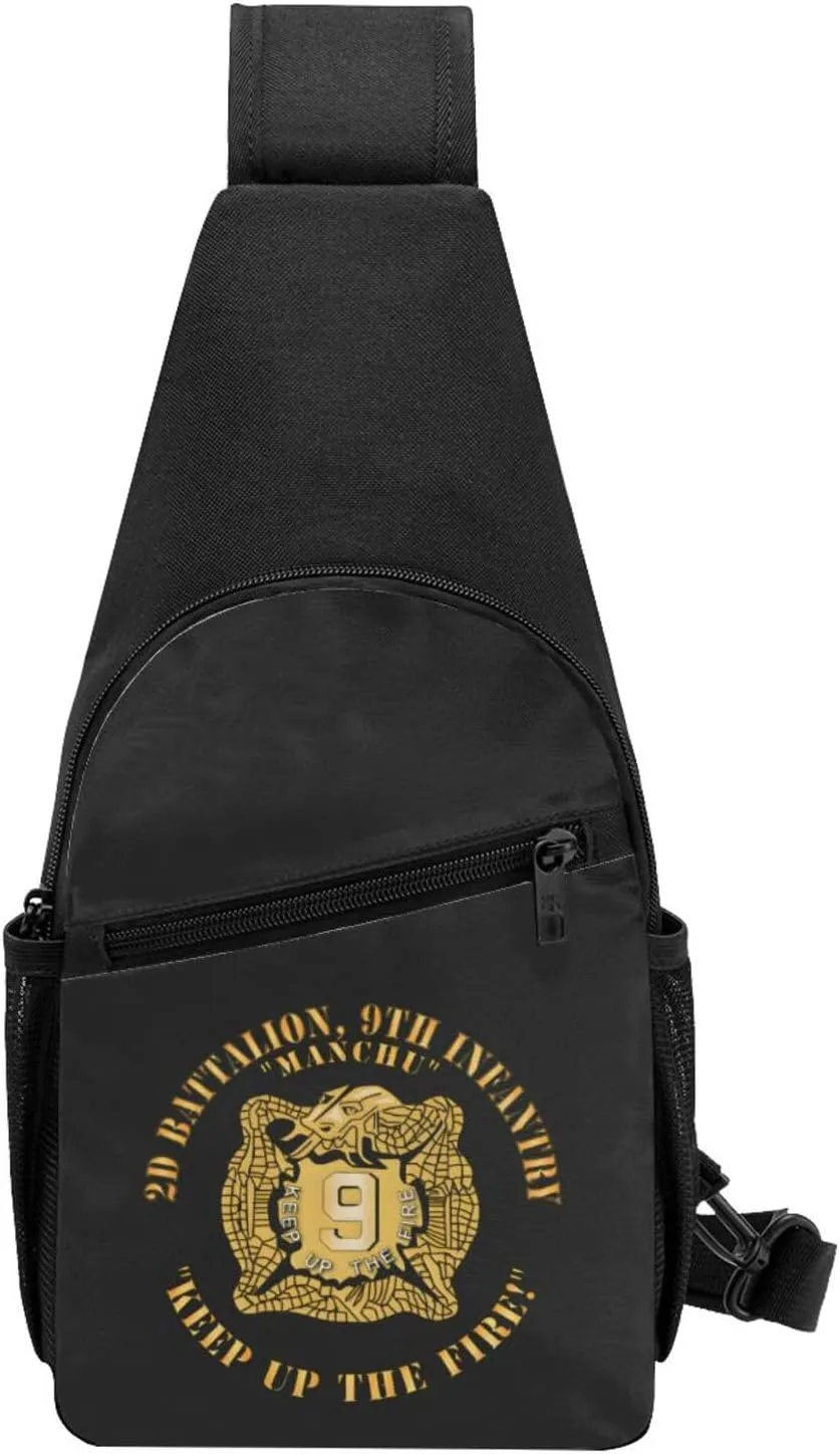9th Infantry Regiment Adjustable Fanny Pack Waist Bag For Travel Sports