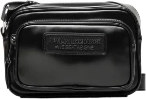 A | X ARMANI EXCHANGE Exclusive We Beat As One Camera Crossbody, Black