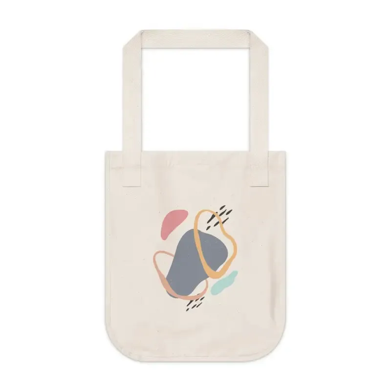 Abstract Art Canvas Tote Bag for Trendy Fashion