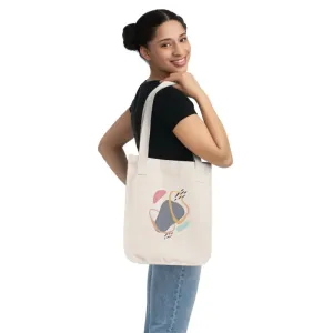 Abstract Art Canvas Tote Bag for Trendy Fashion