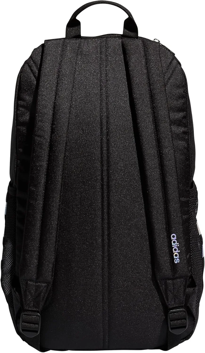 adidas Classic 3-Stripe Durable Backpack Student Athletic Sport Laptop Book Bag Discontinued, Black/Snowglobe/4.0, One Size