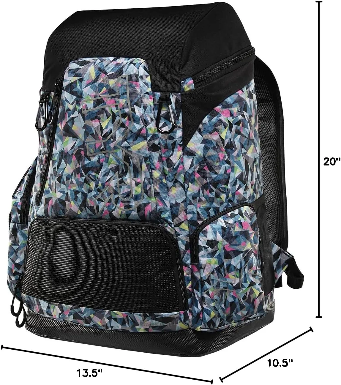 Alliance Backpack TYR, 45L Capacity, Wet and Dry Compartments, Team Colors