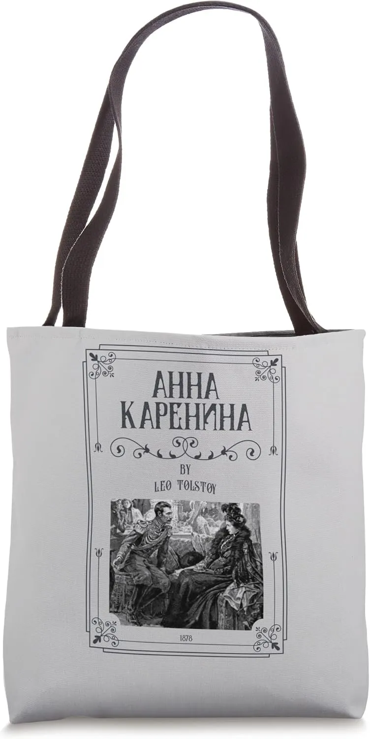 Anna Karenina Leo Tolstoy Russian Literature - Count Vronsky Tote Bag