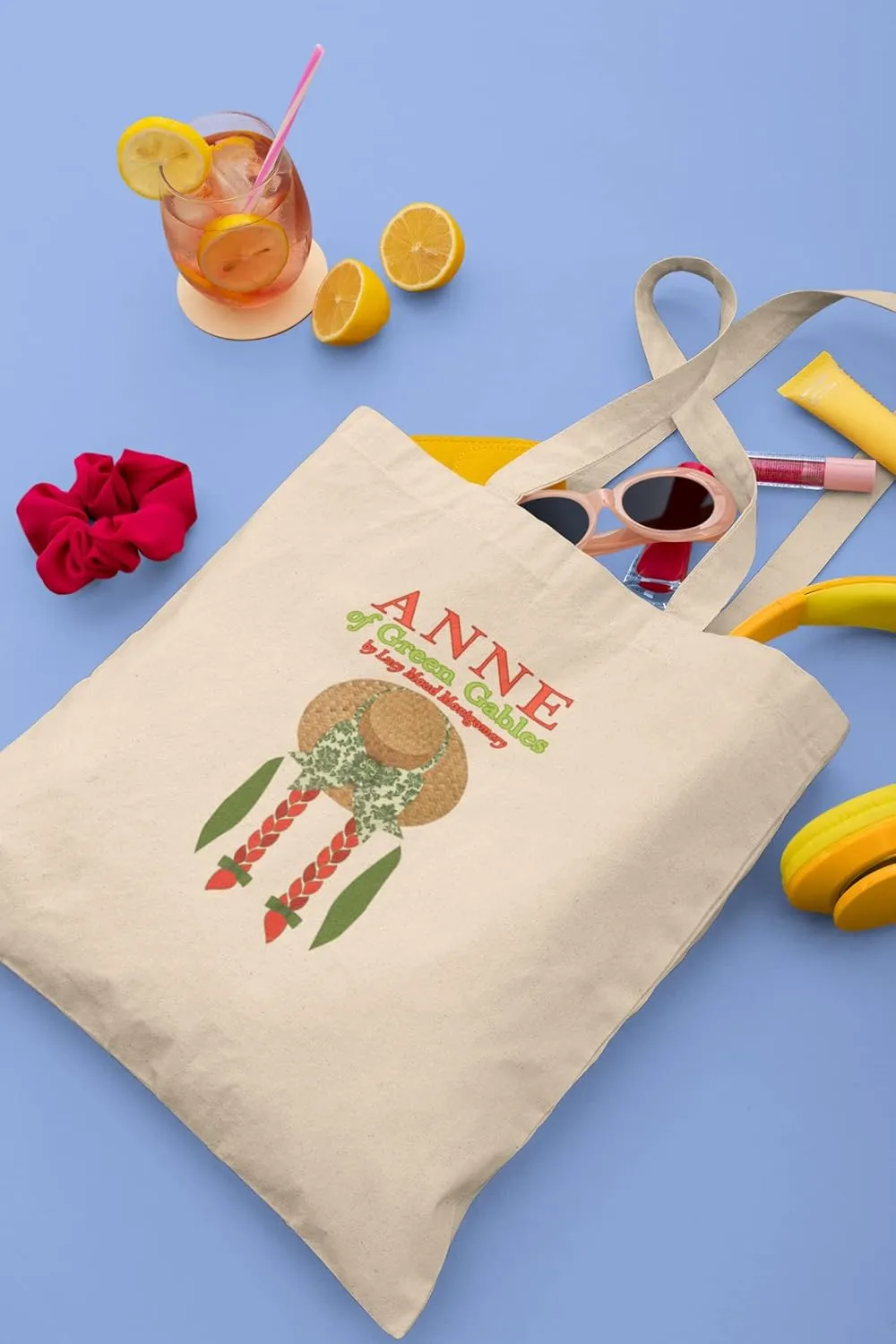 Anne of Green Gables Book Canvas Tote Bag Women
