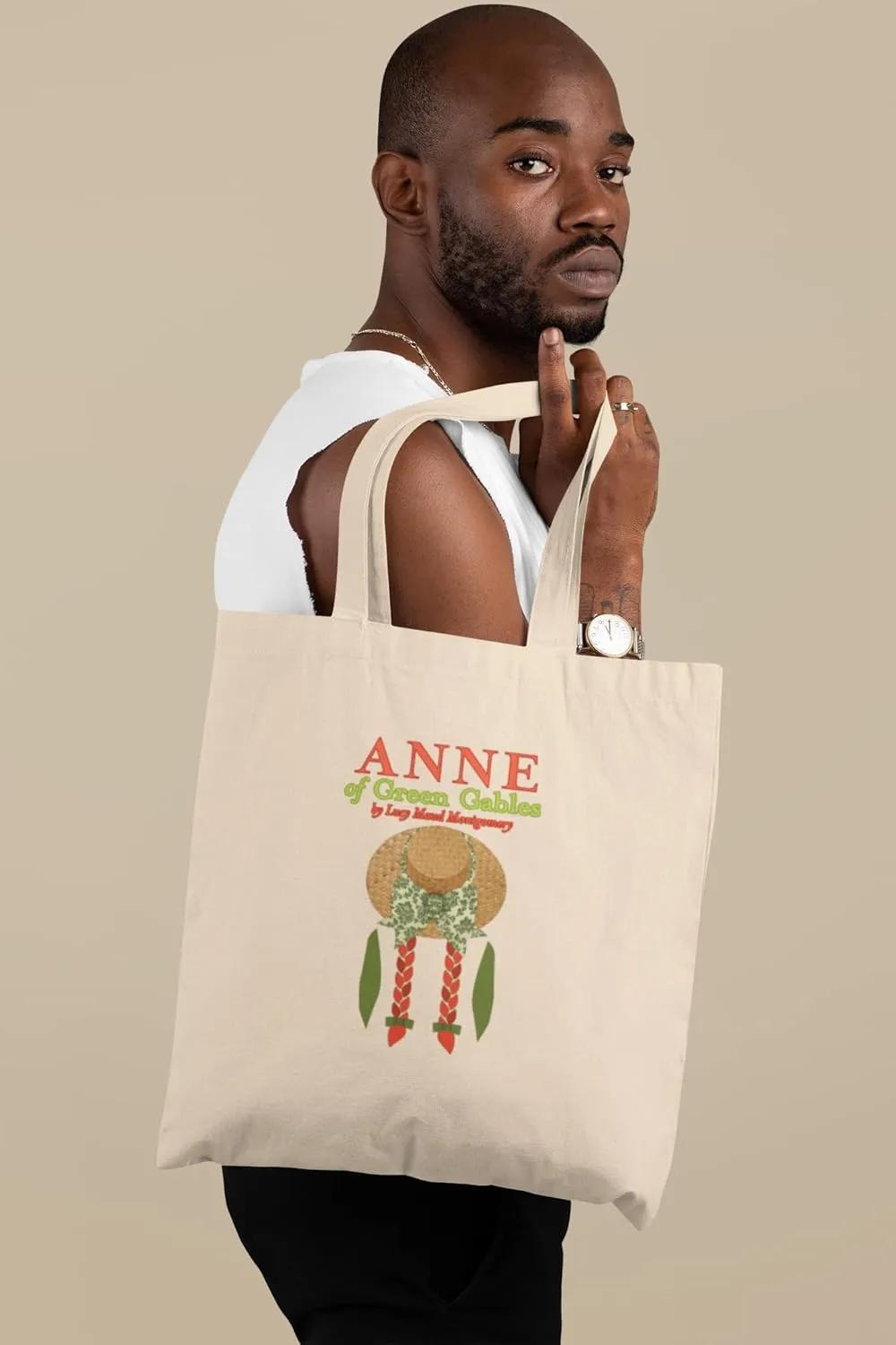 Anne of Green Gables Book Canvas Tote Bag Women