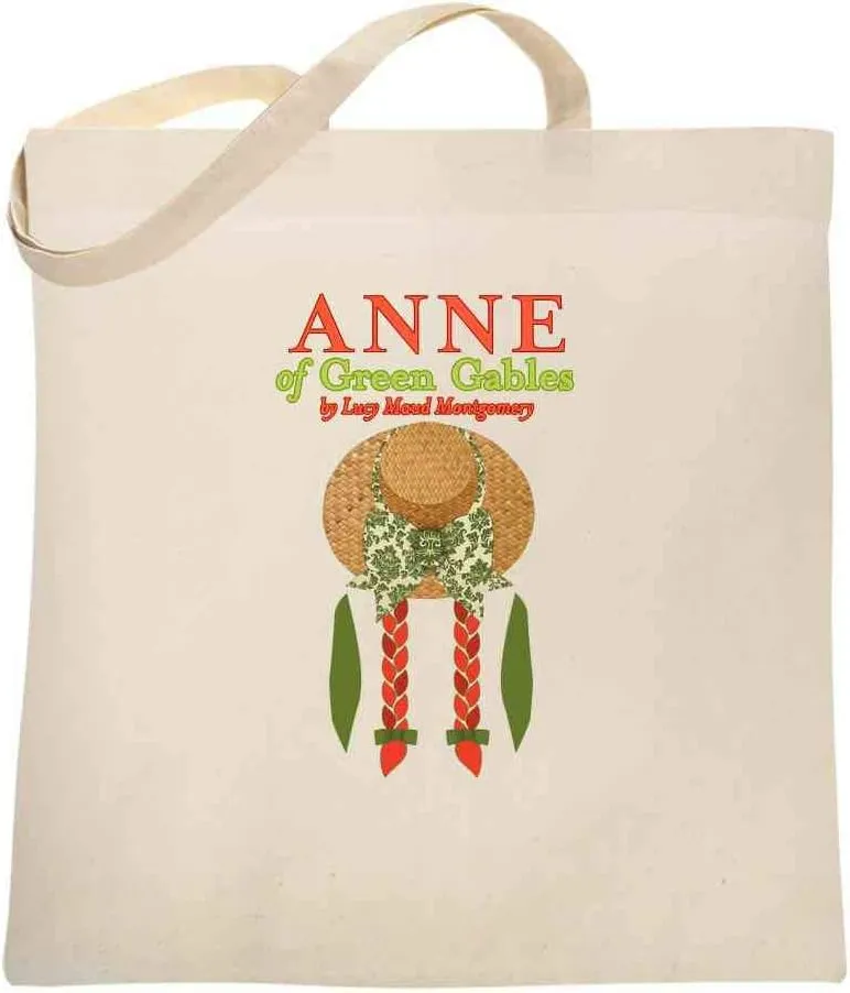 Anne of Green Gables Book Canvas Tote Bag Women