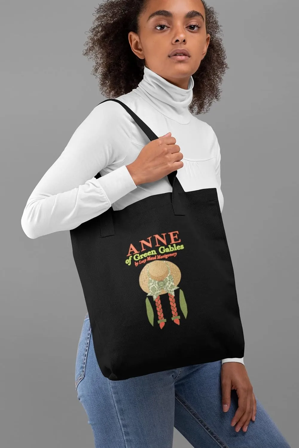 Anne of Green Gables Book Canvas Tote Bag Women