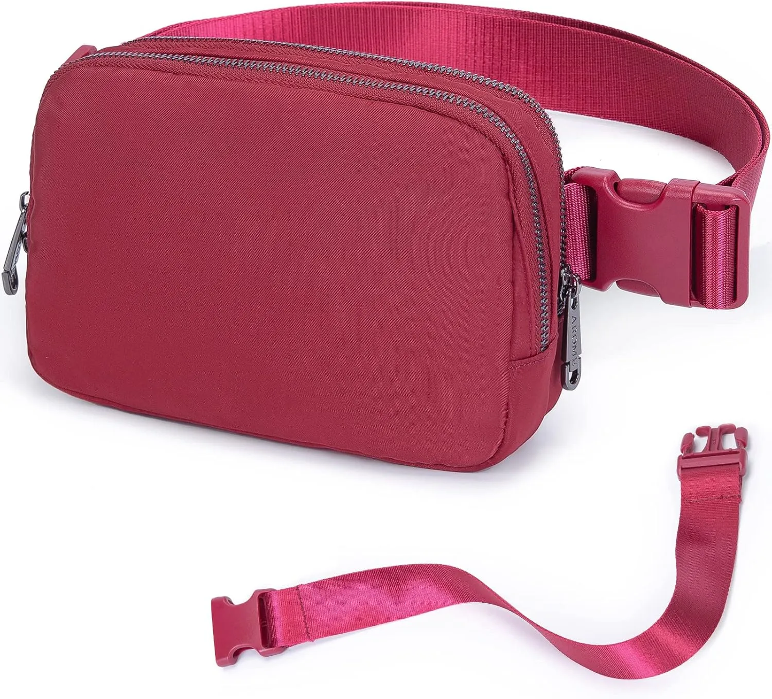 AROME Mini Belt Bag for Women, Fashion Waist Packs Fanny Pack Crossbody Bags with Strap Extender for Women Men, Waterproof Waist Bag Hip Bum Bag for Casual Travel Running Hiking Outdoor Sports