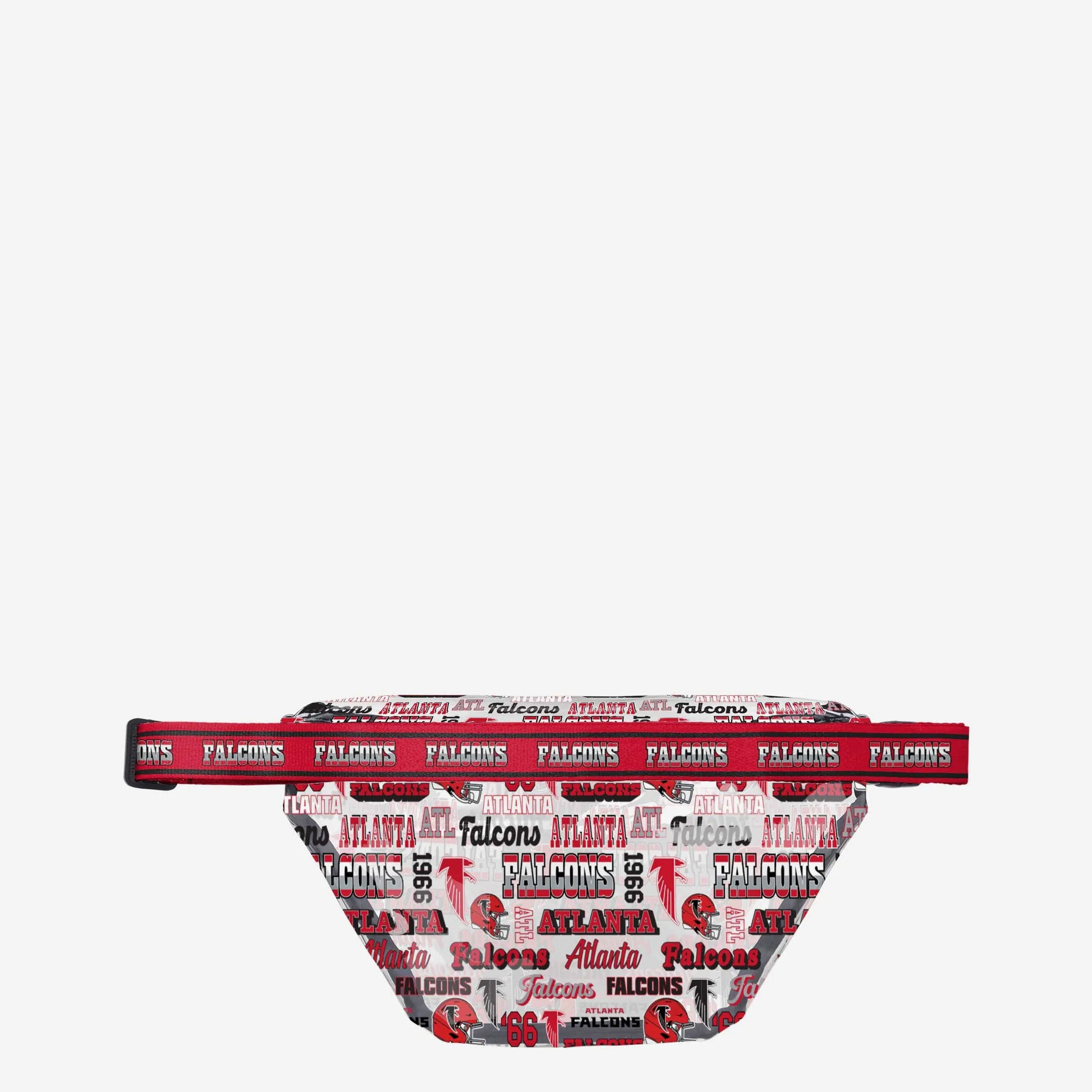 Atlanta Falcons Repeat Retro Print Clear Fanny Pack
