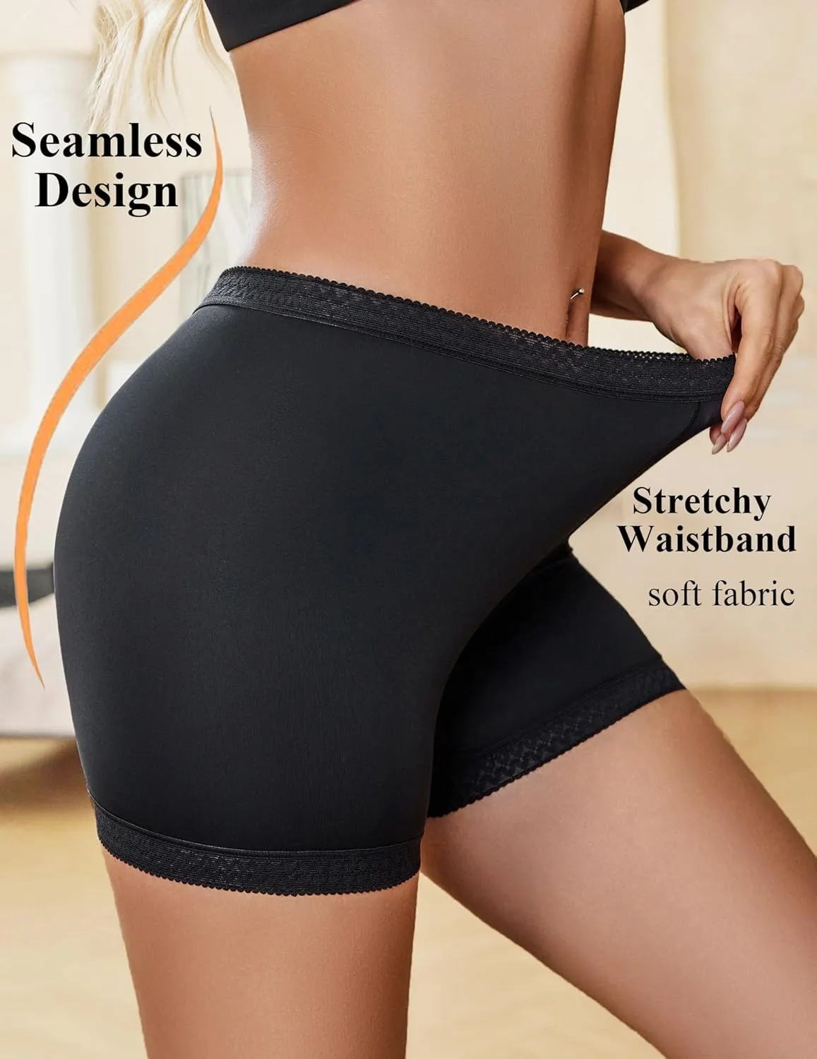 Avidlove Women's Slip Shorts for Under Dresses Seamless Under Shorts Smooth Shaping Boyshorts Panties Anti Chafing Underwear