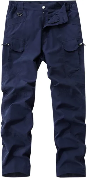 Aymnlox Mens Baggy Cargo Pants Casual Solid Straight Leg Pants Fashion Workout Hiking Joggers Fall Outdoor Pants with Pockets