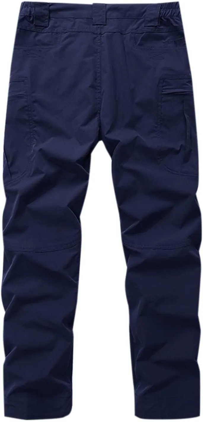 Aymnlox Mens Baggy Cargo Pants Casual Solid Straight Leg Pants Fashion Workout Hiking Joggers Fall Outdoor Pants with Pockets