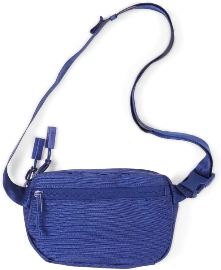 Baboon to the Moon Fanny Pack - Trendy, Compact, Water-Repellent Waist Bag in Multiple Colors and Sizes for Men and Women (Navy, Mini (1.5L))