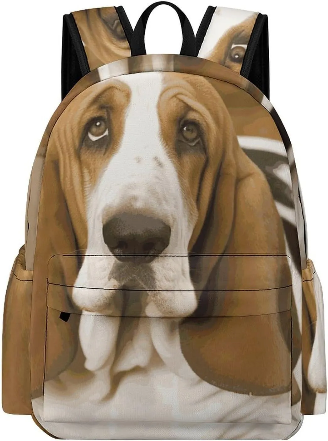 Backpack For Women Men Casual Travel Daypacks Basset Hound Rucksuck For Work Cute Laptop Backpack