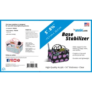 BASE STABILIZER 5" X 8.75"