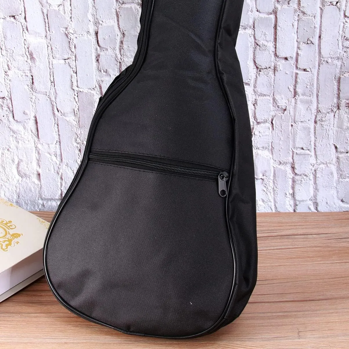 BESPORTBLE 26 Acoustic Guitar Bag Double Shoulder Carry Case for Folk Guitars Durable Canvas Design with Ergonomic Straps for Travel and Outdoor Performances Stringed Instruments Package