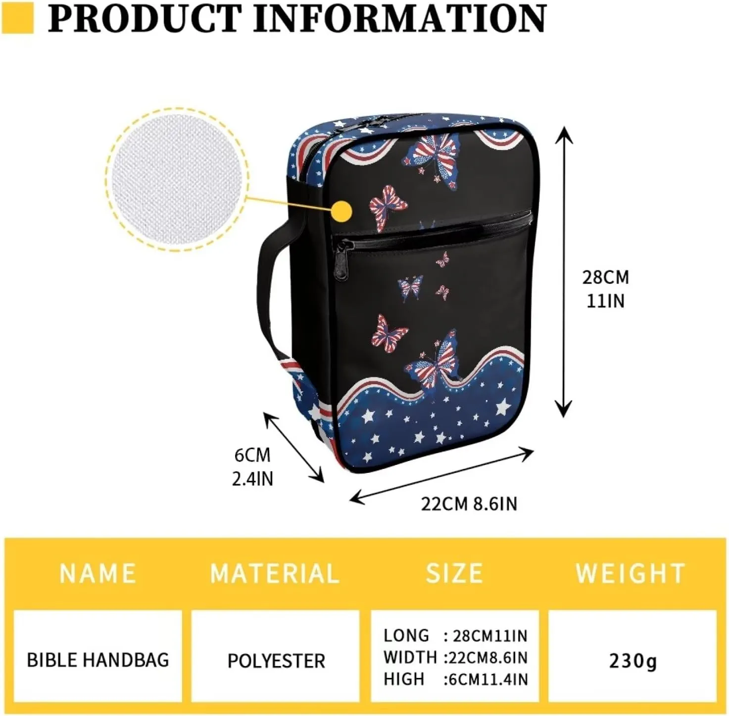 Bible Bags for Women Men Tote Personalized Bible Covers for Women Men Bible Accessories Women Men
