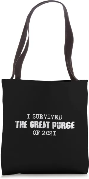 Big Brother Watching You 1984 Dystopian Censorship Big Purge Tote Bag