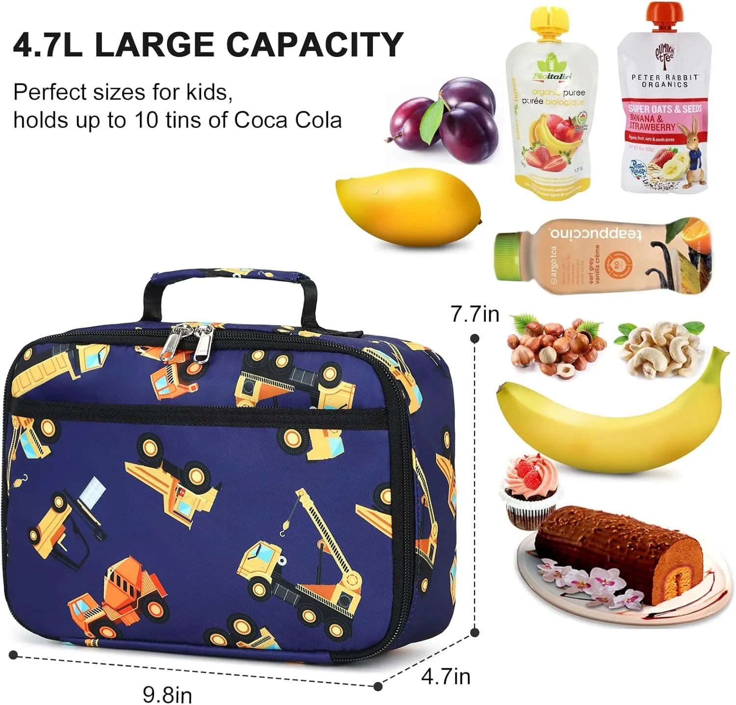 Bluboon Preschool Backpack Kids Kindergarten Backpack With Lunch Box School Book Bags for Elementary Primary Schooler