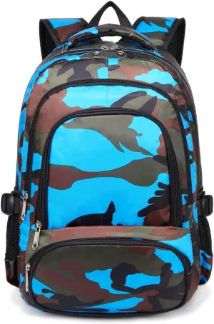 BLUEFAIRY Kids Backpacks for Boys Girls Elementary Primary Middle School Bookbags Back to School Bags for Childs Age 6-8 Mochilas Escolares para Niños Niñas 17 Inch Black/Blue