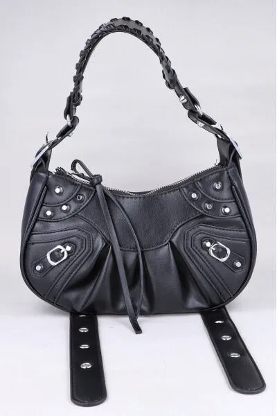 Bolsa Efecto Piel Estoperoles