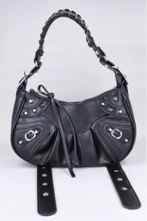 Bolsa Efecto Piel Estoperoles