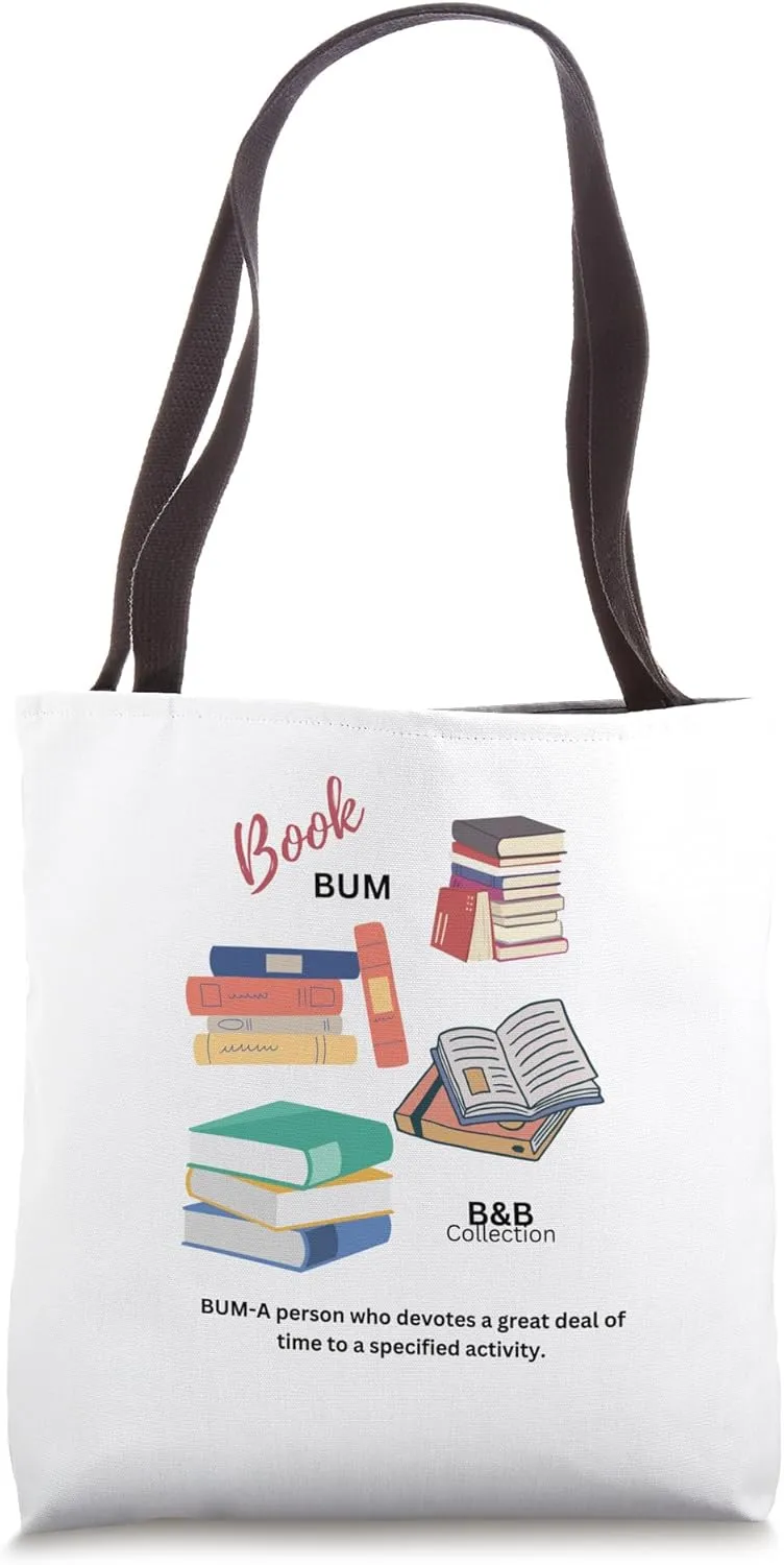 Book Bum Tote Bag