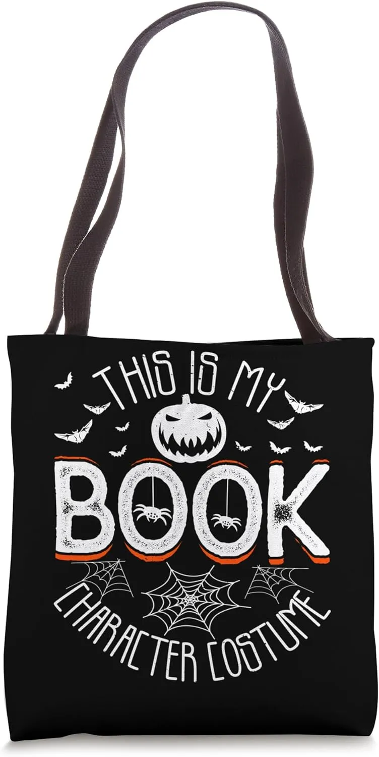 Book Character Costume Halloween Fun Tote Bag