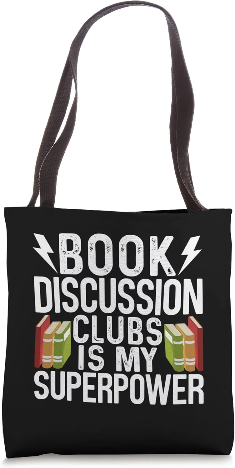 Book Discussion Clubs Is My Superpower - Book Lover Tote Bag