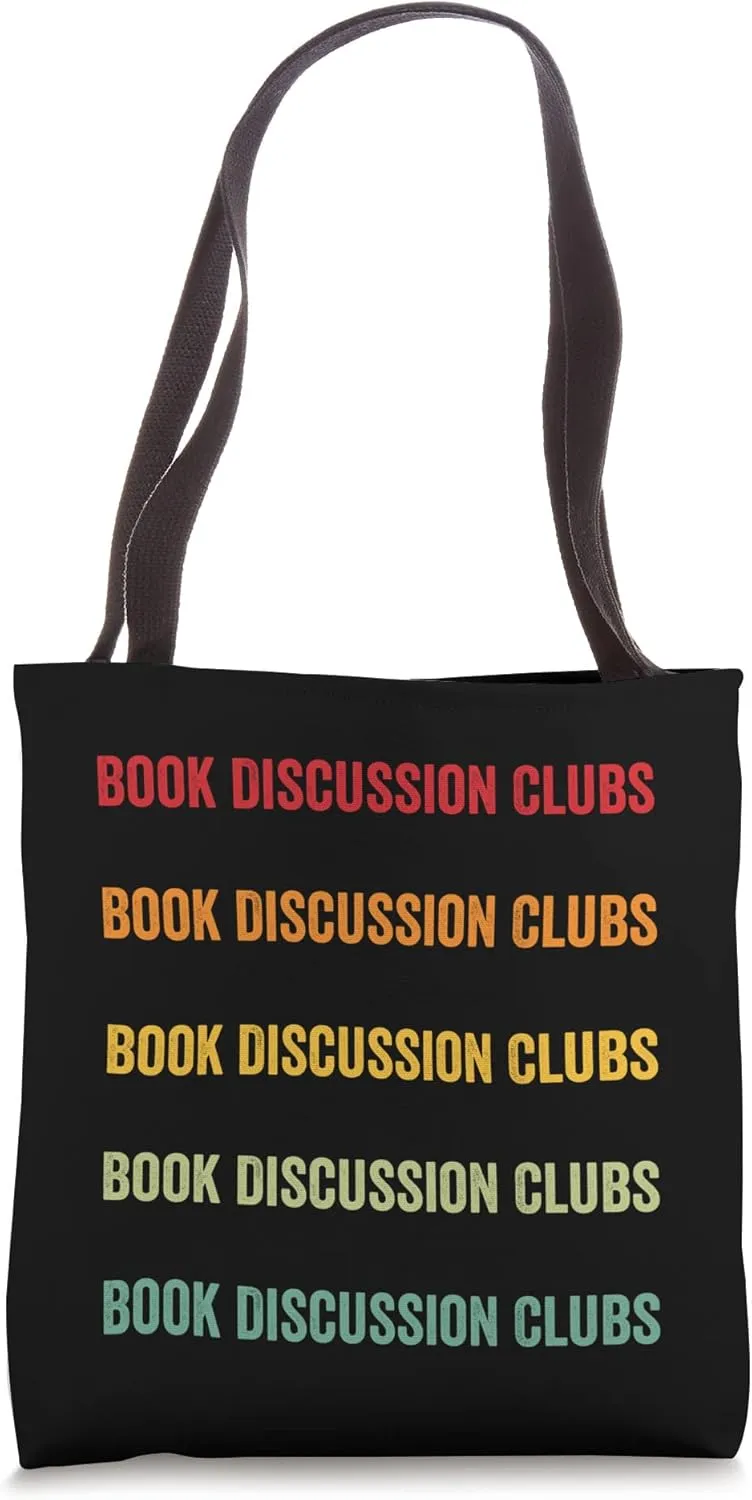 Book Discussion Clubs Lover, Book Discussion Clubs Hobbyist, Tote Bag
