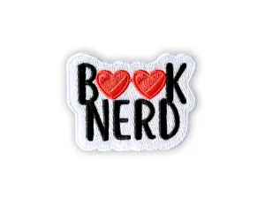 Book Nerd Iron-on Patch
