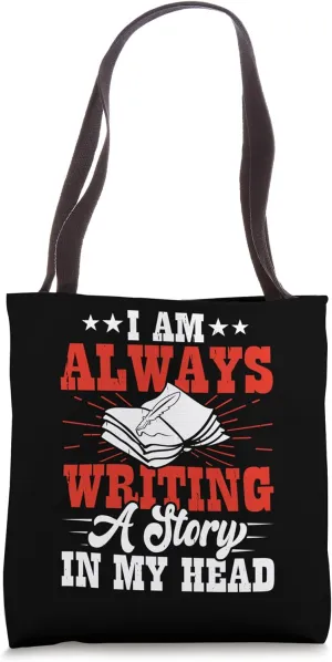 Book Writer Funny Quote Author Journalist Rewrite Novelist Tote Bag